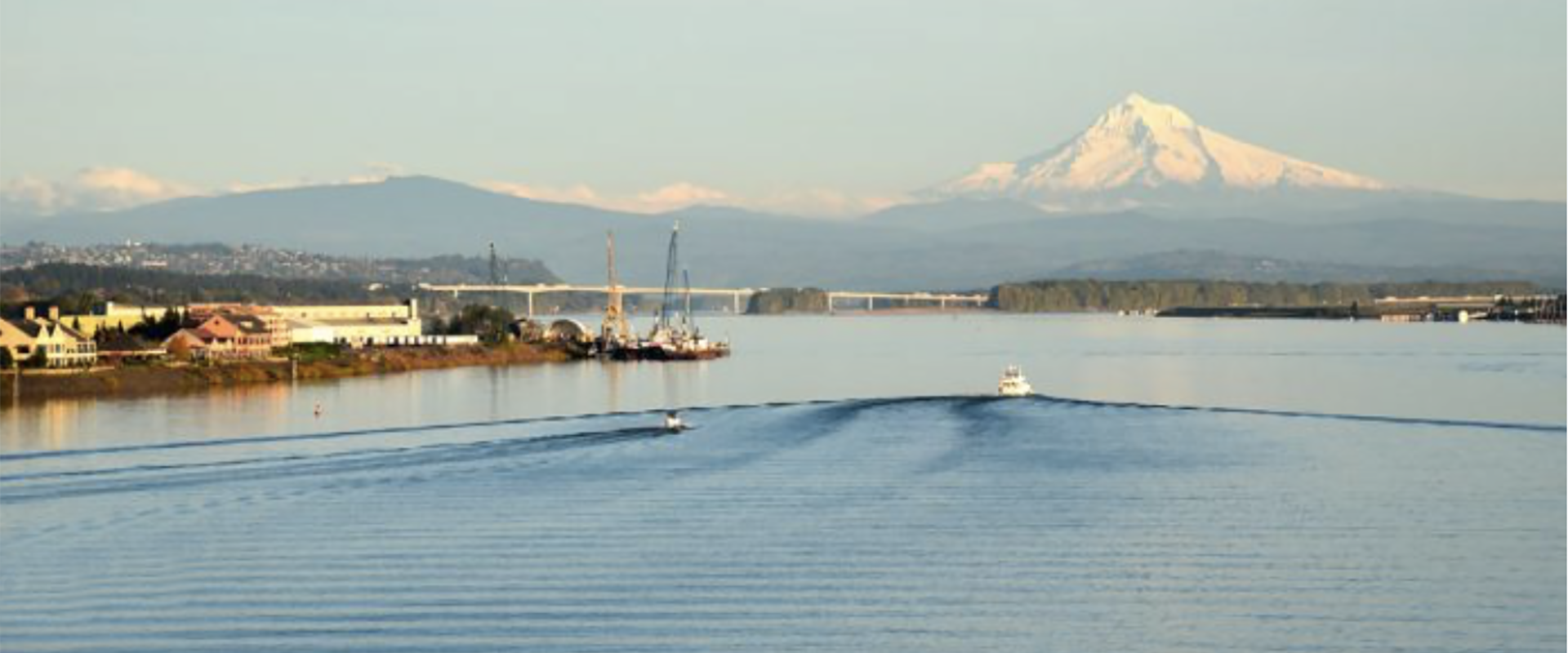 Columbia River, Vancover WA and Portland OR